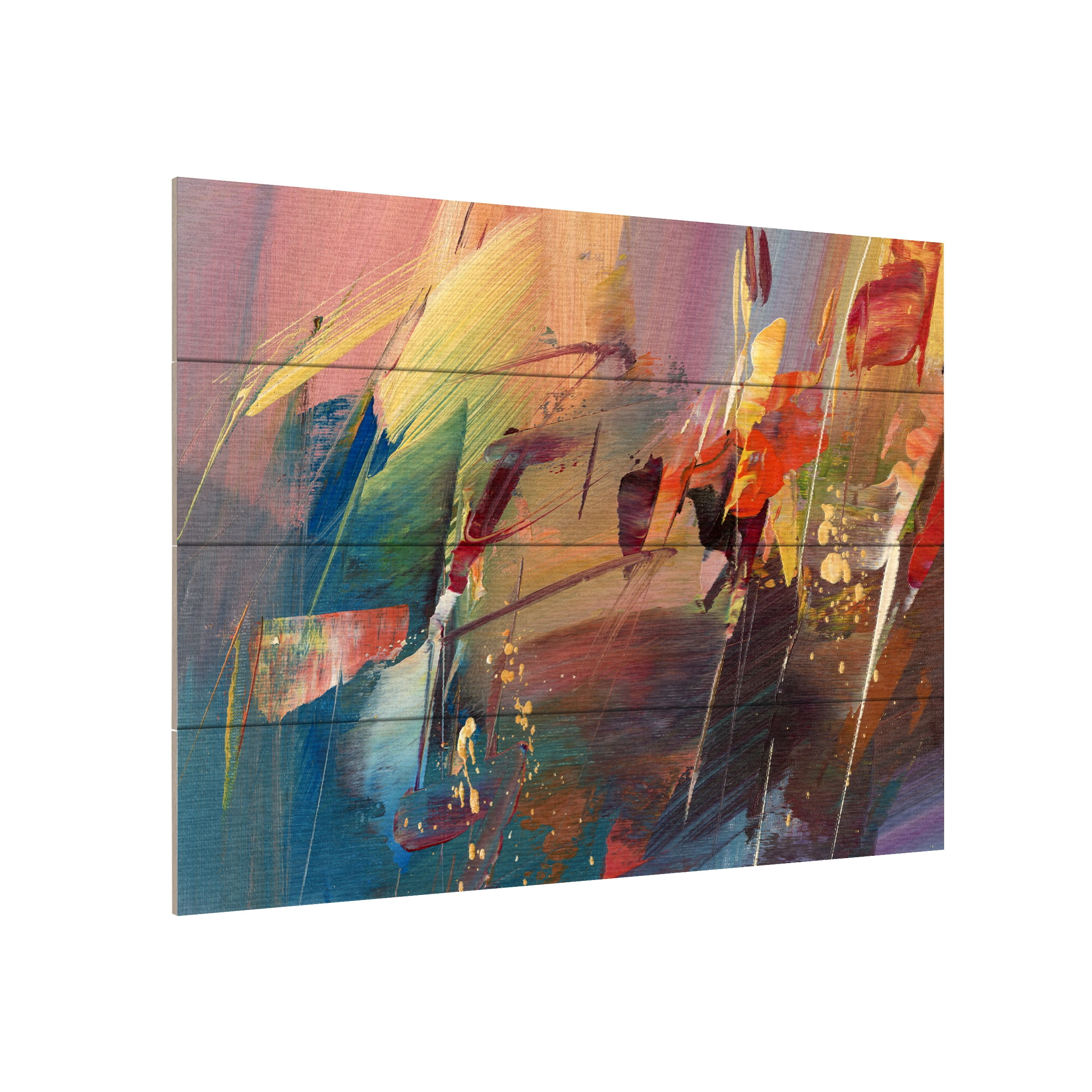 Trademark Fine Art 'Garden' Wooden Wall Art Art by Ricardo Tapia