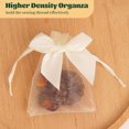 thumbnail image 4 of FACATH 100PCS Premium Sheer Organza Bags (Beige), 4 of 7