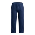 thumbnail image 3 of Men's Stylish Athletic Pants Casual Loose Fit Joggers with Pockets Solid Color Drawstring Waist Lounge Sweatpants Street Running Outdoor Outfits, 3 of 7
