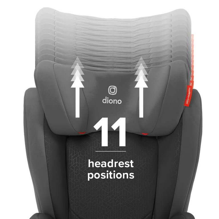 Diono Monterey 4DXT Latch Expandable Booster Seat, Black
