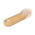 thumbnail image 3 of Juego de bolos de mesa, juego de bolos pequeños de madera, Arcade, divertidos juguetes de bolos de escritorio portátiles para niños, adultos, regalos, 3 of 10