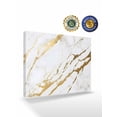 thumbnail image 2 of White Gold Modern Wall Art for Living Room,Canvas Picture Wall Decor for Bathroom Bedroom,Abstract Vintage Marble Geometric Painting Artwork for Office Kitchen Hallway Dining Room Home Decor 16"x20", 2 of 8