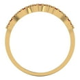 thumbnail image 5 of 0.1 ct Brilliant Round Cut Natural Garnet 18K Yellow Gold Stackable Band SZ 8.75, 5 of 6
