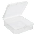 thumbnail image 1 of Unique Bargains Boîte de Rangement Carrée en Plastique Transparent 85x28mm avec Couvercle, Lot de 6, 1 of 5