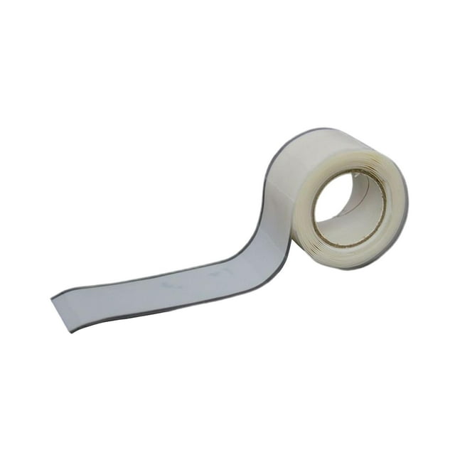 GUOOL Bande d'Étanchéité Scellée Autocollant à Haute Ténacité Auto-Fusible Ductilité Forte Silicone Blanc