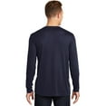 thumbnail image 2 of sport tek 1184222 long sleeve posi-charge competitor cotton touch tee-shirt, true navy - 3xl, 2 of 4