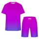 thumbnail image 3 of Mens Pantalones Casuales Cuello Redondo Impresión de Manga Corta Blusa Y Pantalones Cortos Traje, Pantalones de Traje para Hombres, 3 of 5