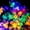 Colorful, variant on KOMI Christmas Lights Black Fairy Lights 33 feet 100 LED String Lights, Memory Controller and Extendable Christmas Decorations for Wedding, Indoor Outdoor - Purple