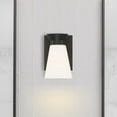 thumbnail image 4 of Nuvo Lighting Caleta - 1 Light Sconce with Cylindrical Glass - Black Finish, 4 of 7