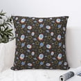 thumbnail image 4 of Wukai Cosmic Premium Polyester Fleece Pillow Covers with Hidden Zipper Closure,Luxuriously Soft and Durable-22"x22", 4 of 7