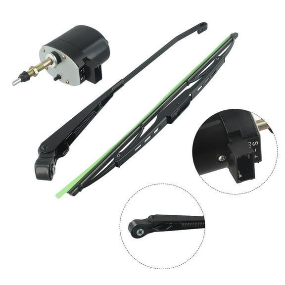 12V WindsHield Wiper Motor 105° Blade Wiper For Tractor Boat RV likeweier