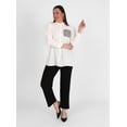 thumbnail image 2 of Black - Plus Size Pants - Alia, 2 of 5