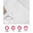 thumbnail image 6 of Purple Spring Floral Kitchen Dish Towels for Drying Dishes Set of 2, Summer Botanical Farmhouse Waffle Weave Microfiber Hand Tea Bathroom Towels Quick Dry & Absorbent Towel 15.7x23.6, 6 of 7