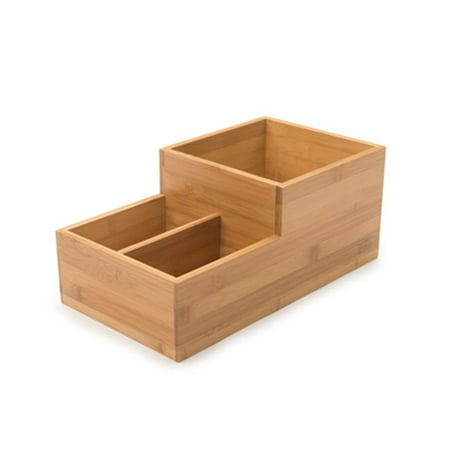 Rosseto Serving Solutions BD108 Small Bamboo Condiment Tray Bakery Building Block