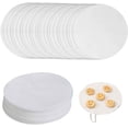 thumbnail image 1 of 100 Pcs Round Parchment Paper, 6 Inch Baking Parchment Circles Rounds Non Stick Baking Parchement Paper Circles Sheets Greaseproof Baking Sheets Cake Pans Circle Cake Tin Liners(6"), 1 of 7