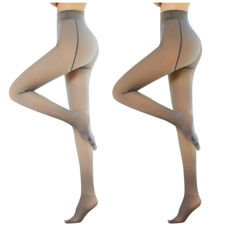 Womens Tights Warm Thickened Silken Mist Solid Color Seamless