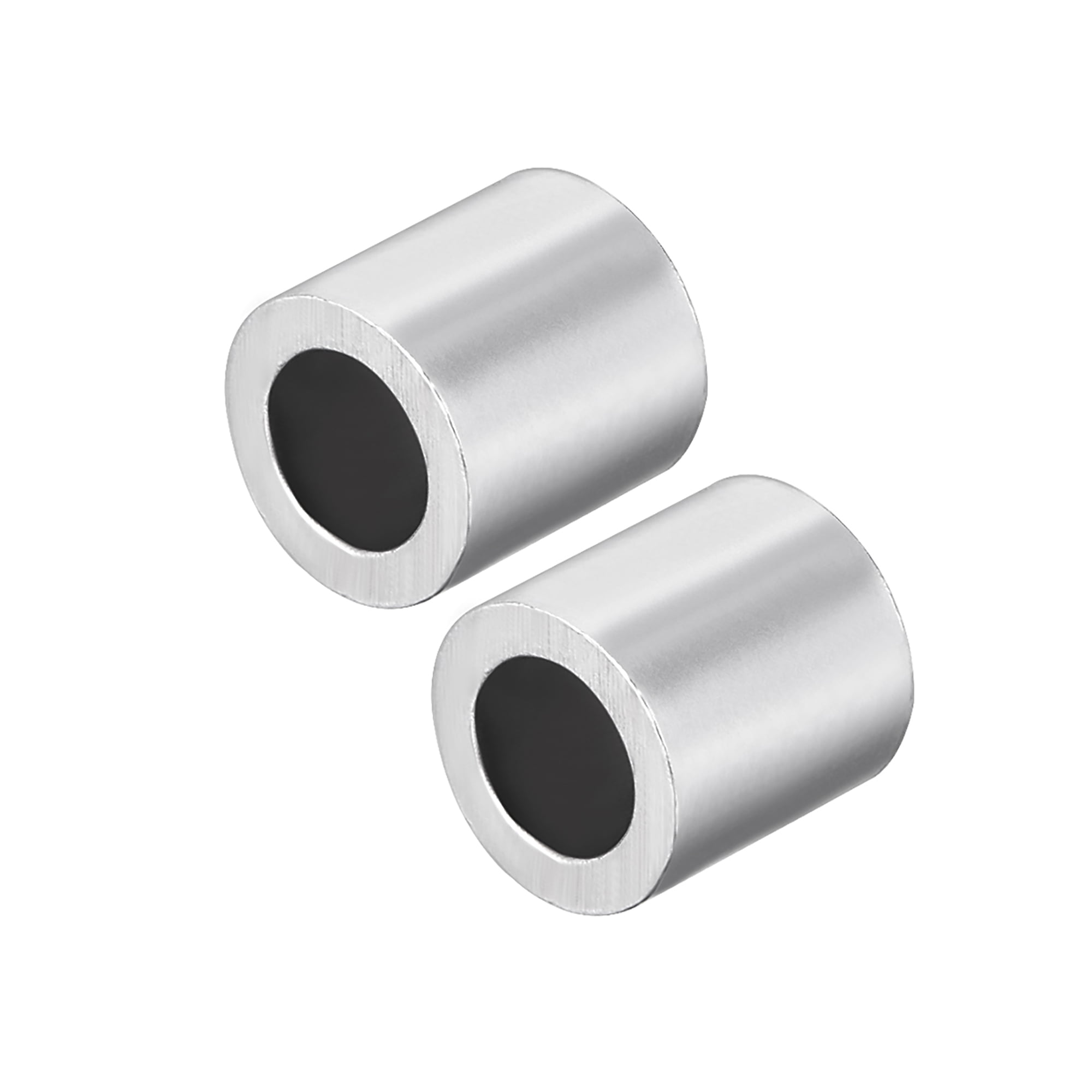 uxcell Aluminum Crimping Loop Sleeve Double Barrel for5/32-3/16 Wire Rope Pack of 50 uxcell Aluminum Crimping Loop Sleeve Double Barrel for5/32-3/16 Wire Rope Pack of 50