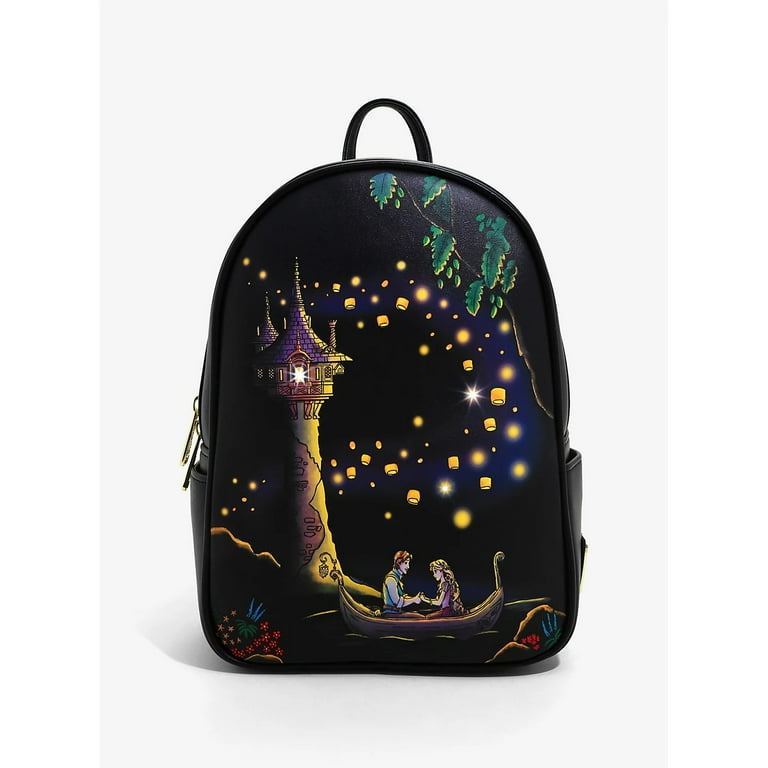 Loungefly Tangled Light Up Mini Backpack Disney Rapunzel Lantern Bag