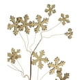 thumbnail image 2 of Melrose 28" Brown Tree Shaped Cut Out Snowflake Artificial Christmas Spray, 2 of 3