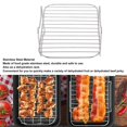 thumbnail image 5 of Fryer Rack Grill Dehydrator Rack for Dual Basket for NINJA FOOD 8QT Kitchen Cooking Fryer, 5 of 5