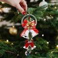 thumbnail image 5 of Vrorvz Christmas Jingle Bells Ornaments Christmas Tree Christmas Decorations Easy Hang From Ceilings Doorways Great Tree Home Yard Entryway Brings Holiday Gatherings 11.4In Silver, 5 of 6