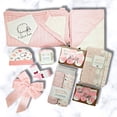 thumbnail image 2 of Panier-cadeau pour Bébé Fille avec Couverture, Langes, Couvertures de Réception, Chaussettes, Serviette, Débarbouillettes et Plus, 2 of 6