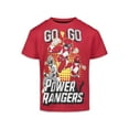 thumbnail image 2 of Power Rangers Little Boys 2 Pack Graphic T-Shirts Red/Grey 7-8, 2 of 5