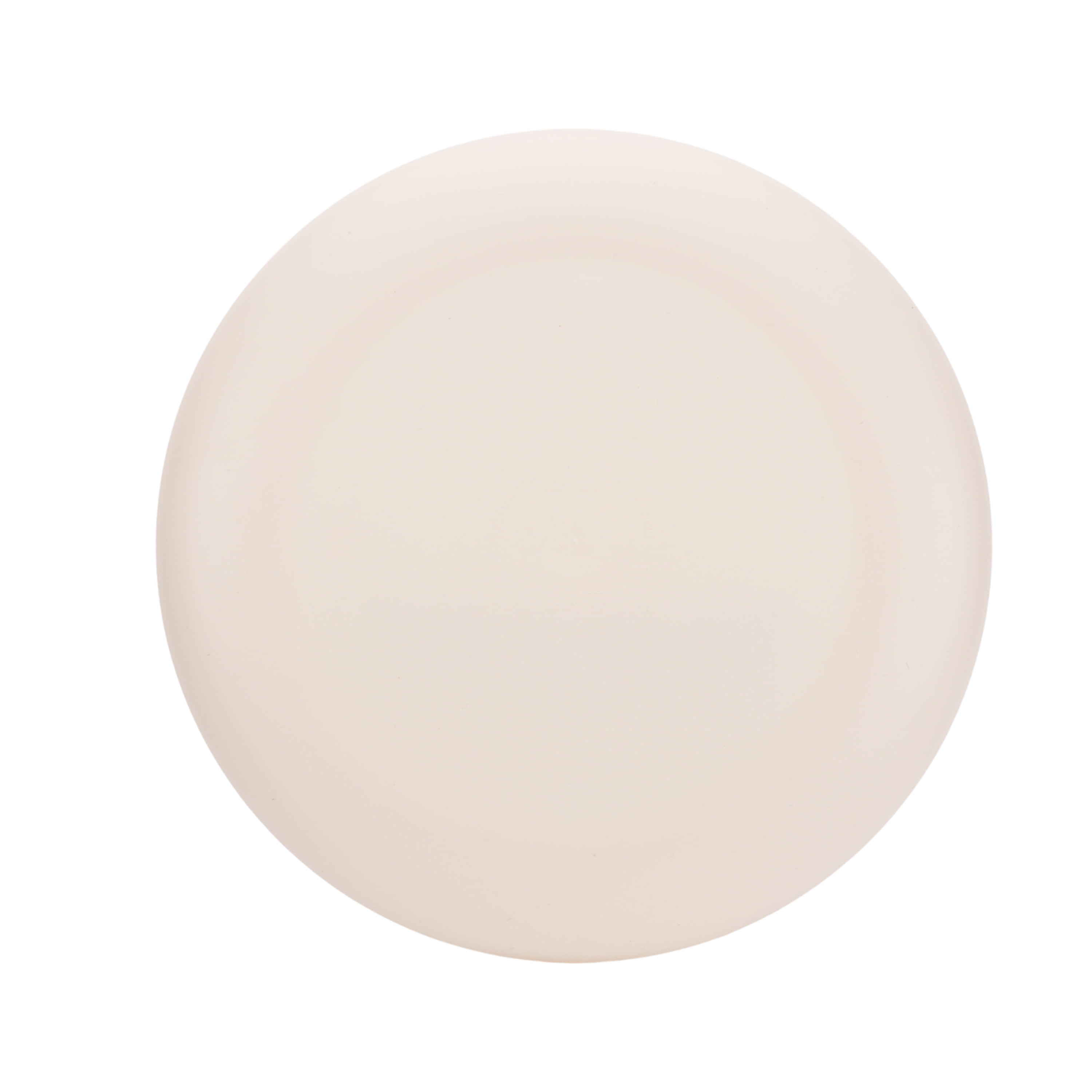 Mainstays - Cream Round Plastic Plate, 10.5 inch