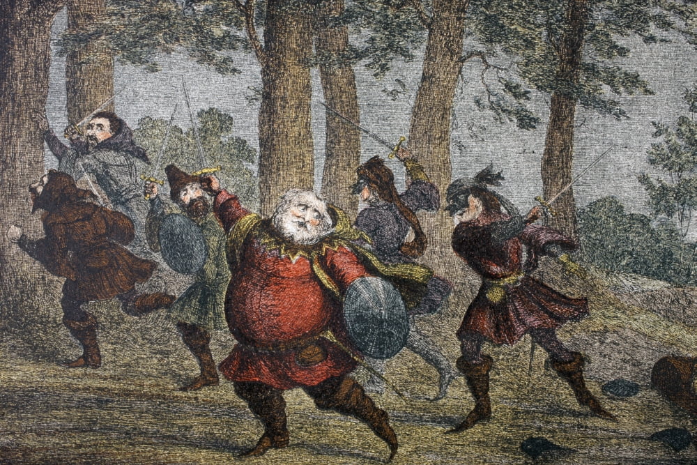 Henry Prince Of Wales Speaks In King Henry Iv Part One Act Iv Scene Ii By William Shakespeare Falstaff Sweats To Death And Lards The Lean Earth As He Walks Along Drawn And Etched By George Cruikshank