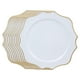 thumbnail image 5 of 10 platos para servir reutilizables para fiestas, vajilla ligera para mesa Blanco, 5 of 9