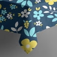 thumbnail image 2 of 42x42 Inch Waterproof Square Tablecloth, Thickened Polyester Table Cover for Dining & Parties, Floral Print, 2 of 6
