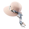 thumbnail image 2 of Womens Sun Summer Hat Foldable Roll Up Floppy Beach Hats UPF50 Caps, 2 of 3