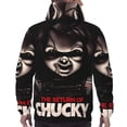 thumbnail image 6 of Lsque Chucky Pattern Casual Men's Hoodie,Hooded Sweatshirt with Kangaroo Pocket,Pullover Hoodie-XX-Large, 6 of 8