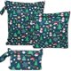 thumbnail image 1 of HAYAN3pcs Baby Cloth Diaper Wet Dry Bags, Waterproof Reusable Wet Bag with 2 Zipper Pockets & Handle, Washable Laundry Bags for Travel Beach Pool Daycare Yoga Gym Exercise Swimsuits, SML,, 1 of 1