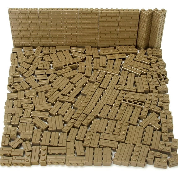 260 Pieces Masonry Profile Bricks Building Blocks for Wall Parts and Pieces Diverse Bulk Toy Set Compatible with Major Brands
