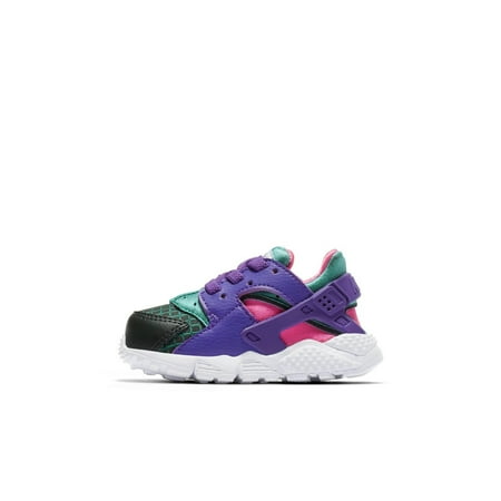 

Nike Toddler Huarache Run Now Shoes Green/Purple 8C