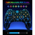 thumbnail image 5 of Wotoroto Switch Controller for Nintendo Switch/Lite/OLED, Wireless Switch Pro Controller with Ambient Lighting/Programmable/Motion Control/Vibration/Turbo/Wakeup, 5 of 8