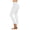 White, variant on Qiopertar Women's Casual Stretch Yoga Leggings Flared Trumpet Pants High Waist Elastic Running Gym Sports Active Fitness Workout Pants, Gray 4XL