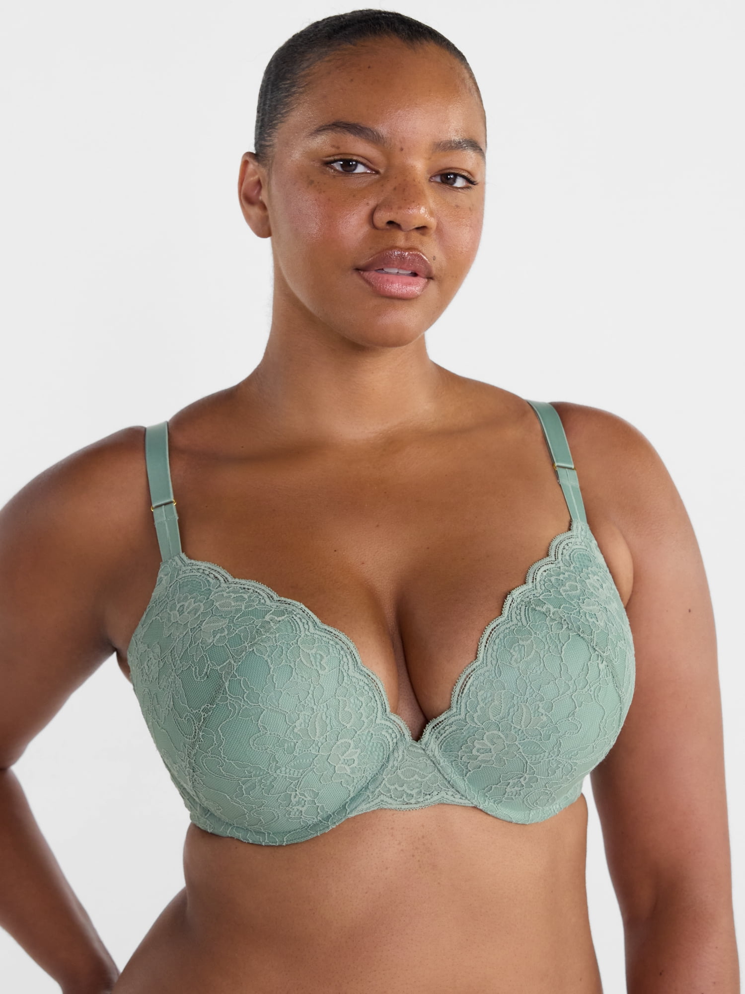 Joyspun Women's Lace Push Up Bra, Sizes 34A-40D