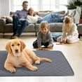 thumbnail image 2 of Washable Dog Pet Diaper Mat Waterproof Reusable Training Pad Urine Absorbent Environment Protect Diaper Mat Dog Car Seat Cover Clearence, 2 of 5