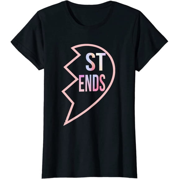 BFF 1 Heart in 2 Best Friends Matching 2nd Part T-Shirt