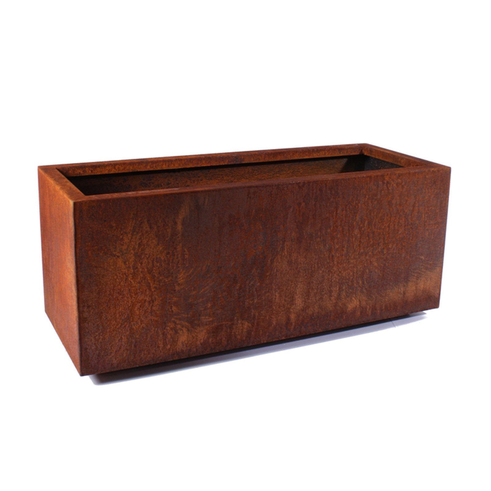 Veradek Metallic Series Long Box Planter Corten Steel by