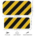 thumbnail image 5 of POBUDS Switch Skin | Sticker Wrap Vinyl Decal | Set Compatible with Nintendo Switch ( Switch Standard, Yellow Black Strip), 5 of 5