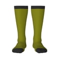 thumbnail image 2 of Lsque Olive Printed Crew Socks Men's Women's LightWeight Thin Casual Calf Socks ,Knee High Socks,Cotton Socks, 2 of 9