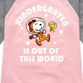 thumbnail image 3 of Peanuts - Kindergarten is Out Of This World - Toddler And Youth Girls Raglan Graphic T-Shirt, 3 of 5
