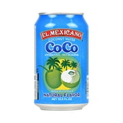 El Mexicano Coconut Water, Juice With Pulp, 10.5 oz