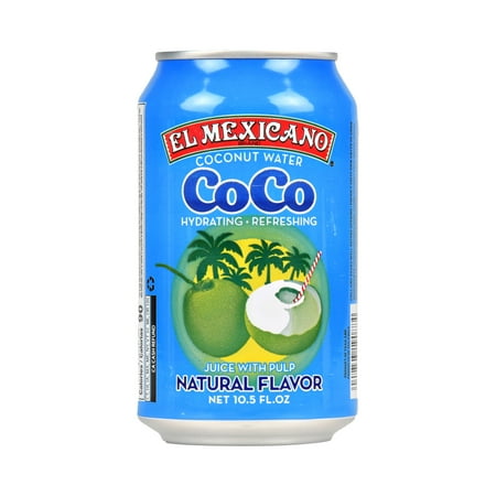 El Mexicano Coconut Water, Juice With Pulp, 10.5 oz