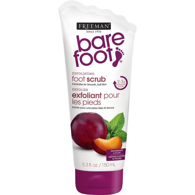 Freeman Bare Foot Peppermint & Plum Foot Scrub