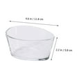 thumbnail image 3 of ​​ZCSKFIN Flat Bottom Stainless Steel Steamed Egg Custard Bowl 0.4L, Flat Bottomed Small Transparent Glass Bowl, Multi-Purpose Dessert and Mixing Bowl, Durable and Easy-Clean Kitchen Essential​​, 3 of 9