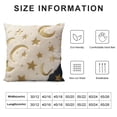 thumbnail image 5 of GOSMITH  Sequins Pillow Covers Fur Cushion Covers Sequins Decorative Throw Pillow Cases White Moon Star, 5 of 5